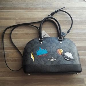 Coach Purse NASA New York  Leather Bag New